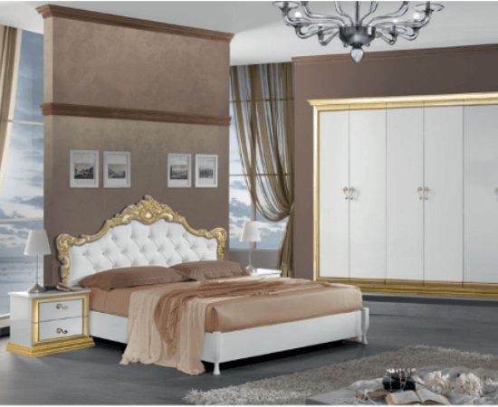 Dormitor ANNA ALB / AURIU