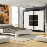 Dormitor DIANA ALB / NEGRU