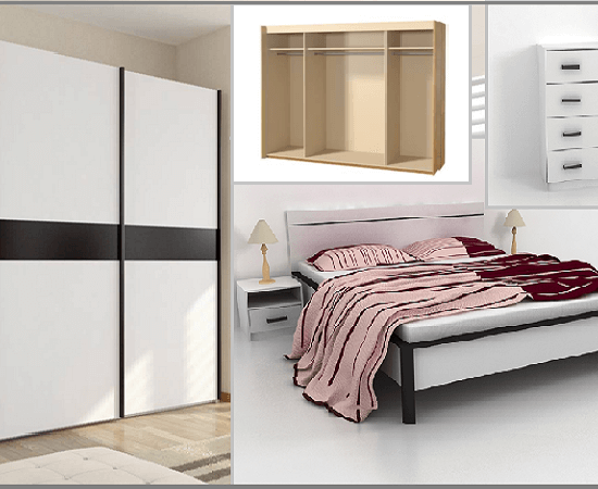 Dormitor JULIA 2 / CITY ALB