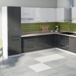 Mobila bucatarie CREATIVA gri , pretul reprezinta metru/liniar