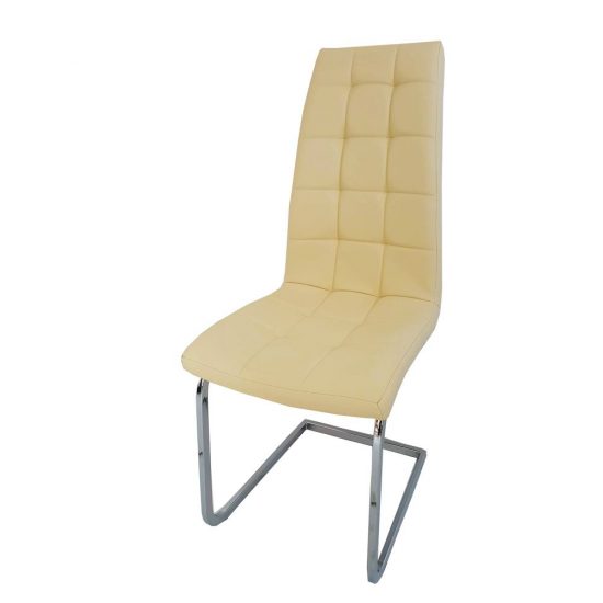 Scaun dining Lunex Y5228-5 crem