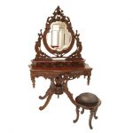 Set comoda cu oglinda cu taburet, Lunex T609