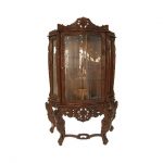 Vitrina Lunex LMR 122 Antique, lemn masiv MAHON