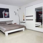 Dormitor DUO culoarea alb.